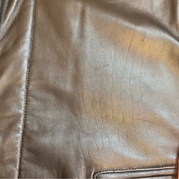 Banana Republic Genuine Buttery Leather Trench Coat - Picture 14 of 17